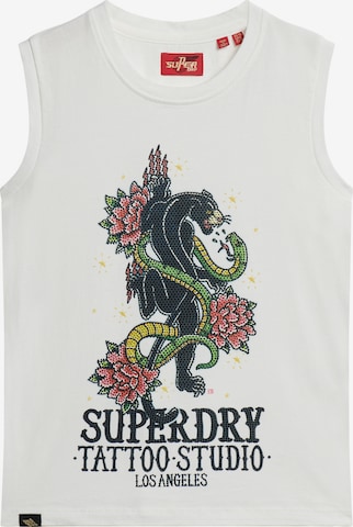 Superdry t-shirt in Weiß: predná strana