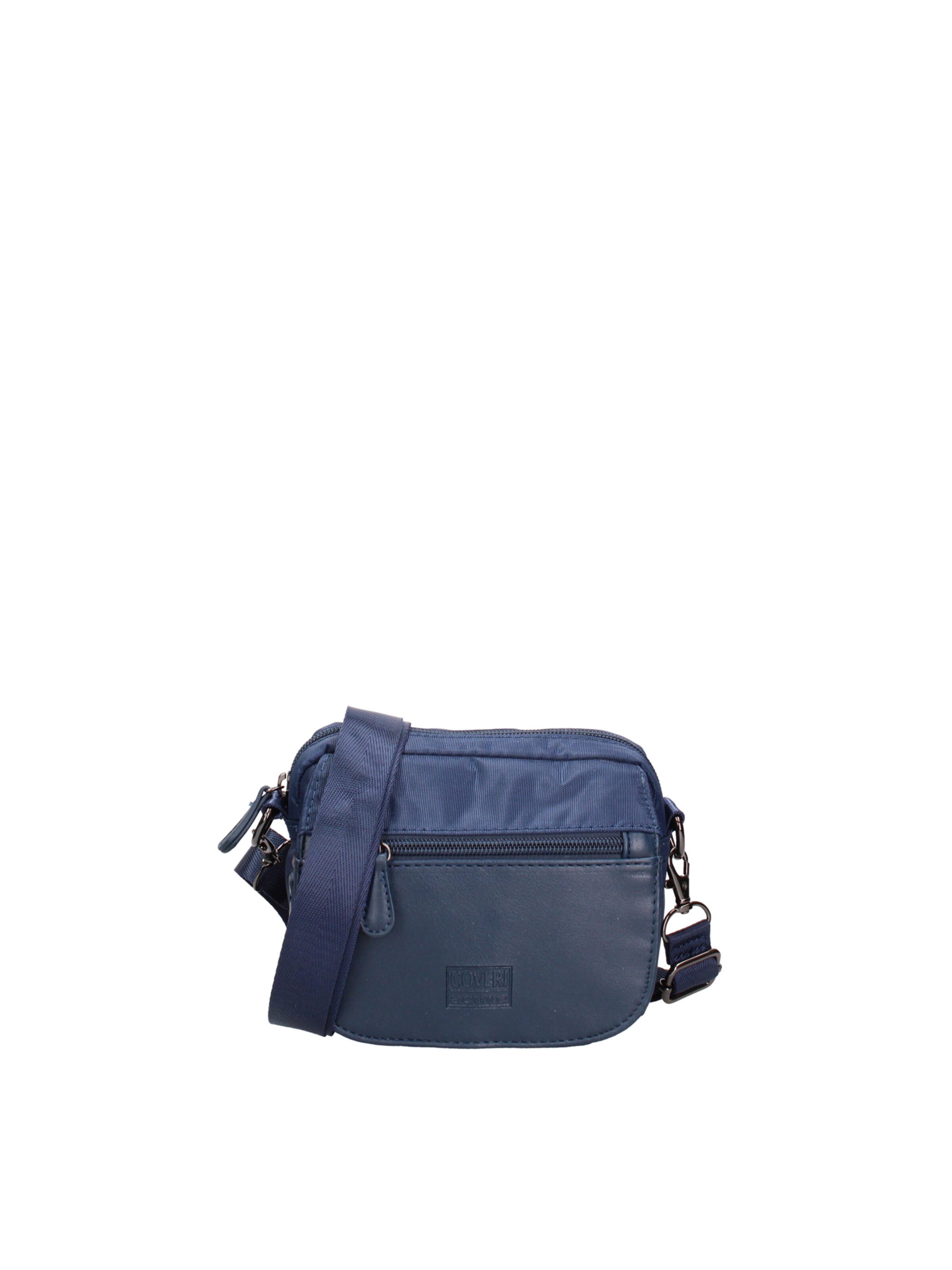Borsa a tracolla 'Borsa a Tracolla Uomo PVC Chiusura Magnetica Tasche Zip 15x12x5cm' di Coveri Collection in blu: frontale