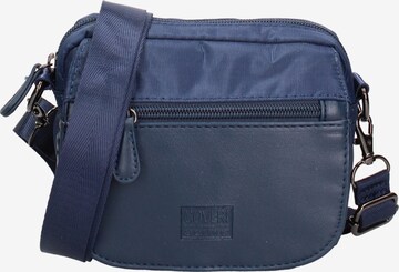 Borsa a tracolla 'Borsa a Tracolla Uomo PVC Chiusura Magnetica Tasche Zip 15x12x5cm' di Coveri Collection in blu: frontale
