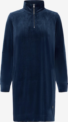 Oxmo - Vestido ' OXEBBA HALFZIP ' en azul: frente