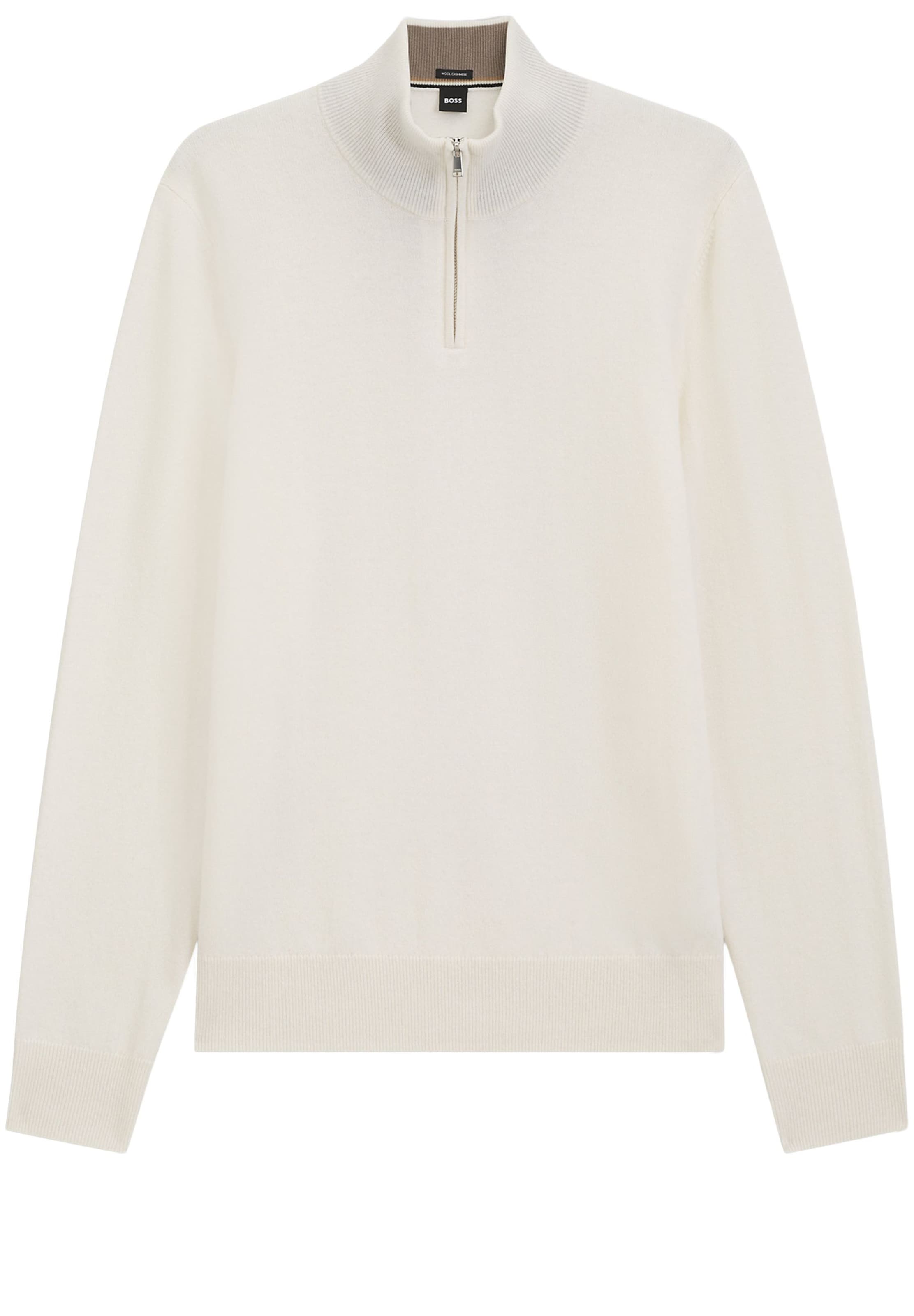 Pull-over 'Hemarlo' BOSS en blanc : devant