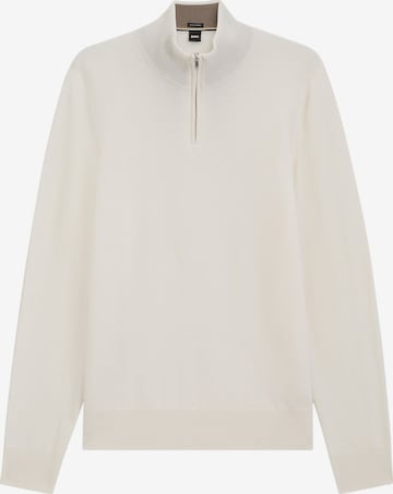 Pull-over 'Hemarlo' BOSS en blanc : devant