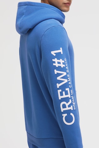 CAMP DAVID Sweatshirt in Blau