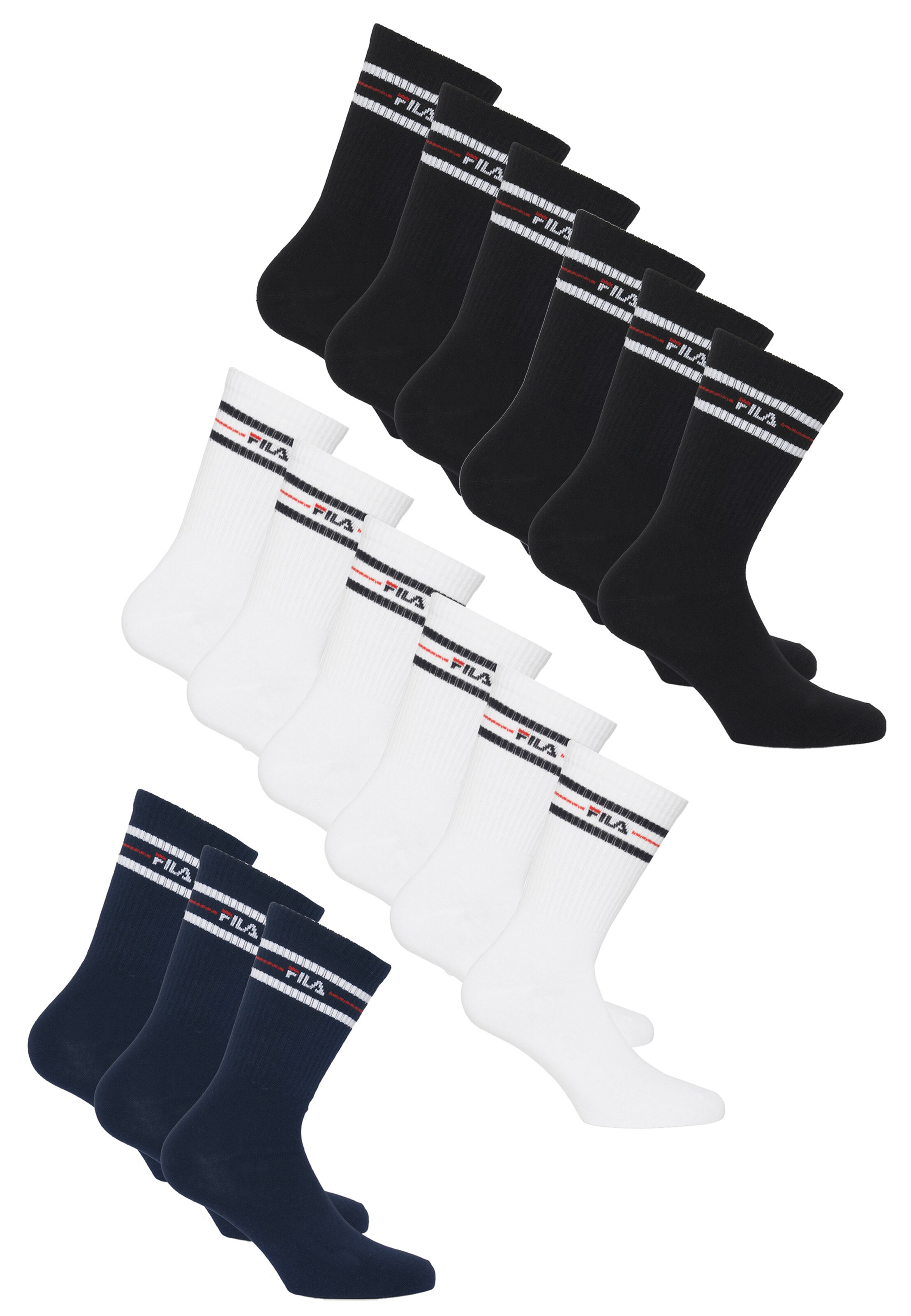 FILA Socks in Blue: front