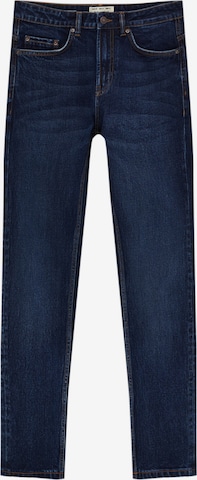 Pull&Bear Slimfit Jeans in Blauw: voorkant