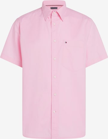 TOMMY HILFIGER Рубашка 'Flex' в Ярко-розовый: спереди