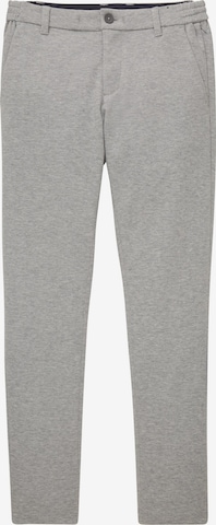 Coupe slim Pantalon chino 'Travis' TOM TAILOR en gris : devant