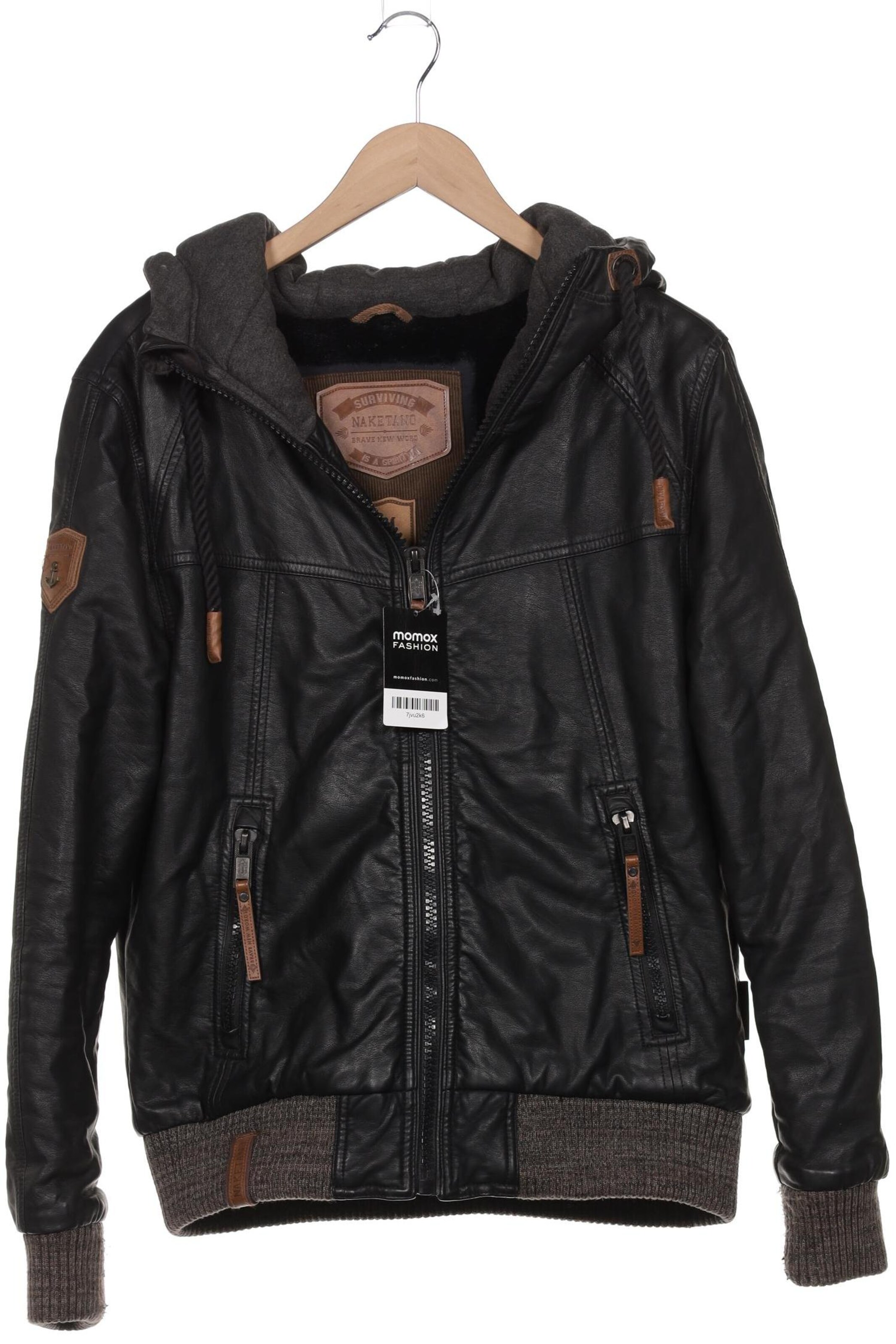 Naketano Winterjacke Naketano Lederjacke Mit Kapuze Damen Naketano