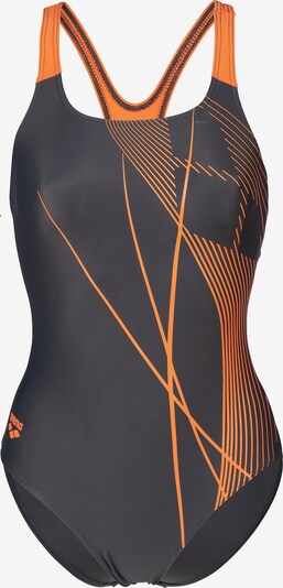 ARENA Maillot de bain sport 'BRANCH' en bleu nuit / orange, Vue avec produit