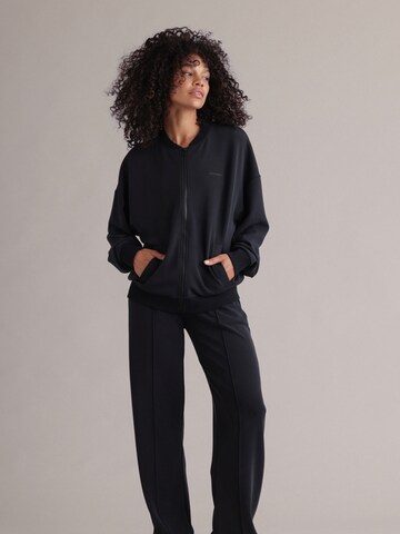 Hey Honey Athletic Jacket 'Bomber' in Black: front
