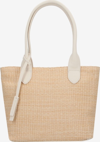 Sac bandoulière TOM TAILOR en beige : devant