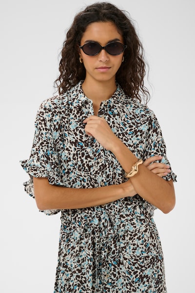 SOAKED IN LUXURY Dress 'Naya' in Chamois / White, Item view