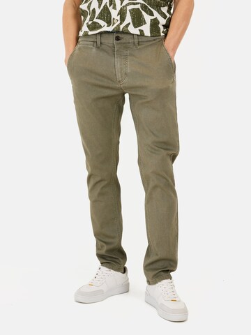 CAMEL ACTIVE Slim fit Chino Pants in Green: front