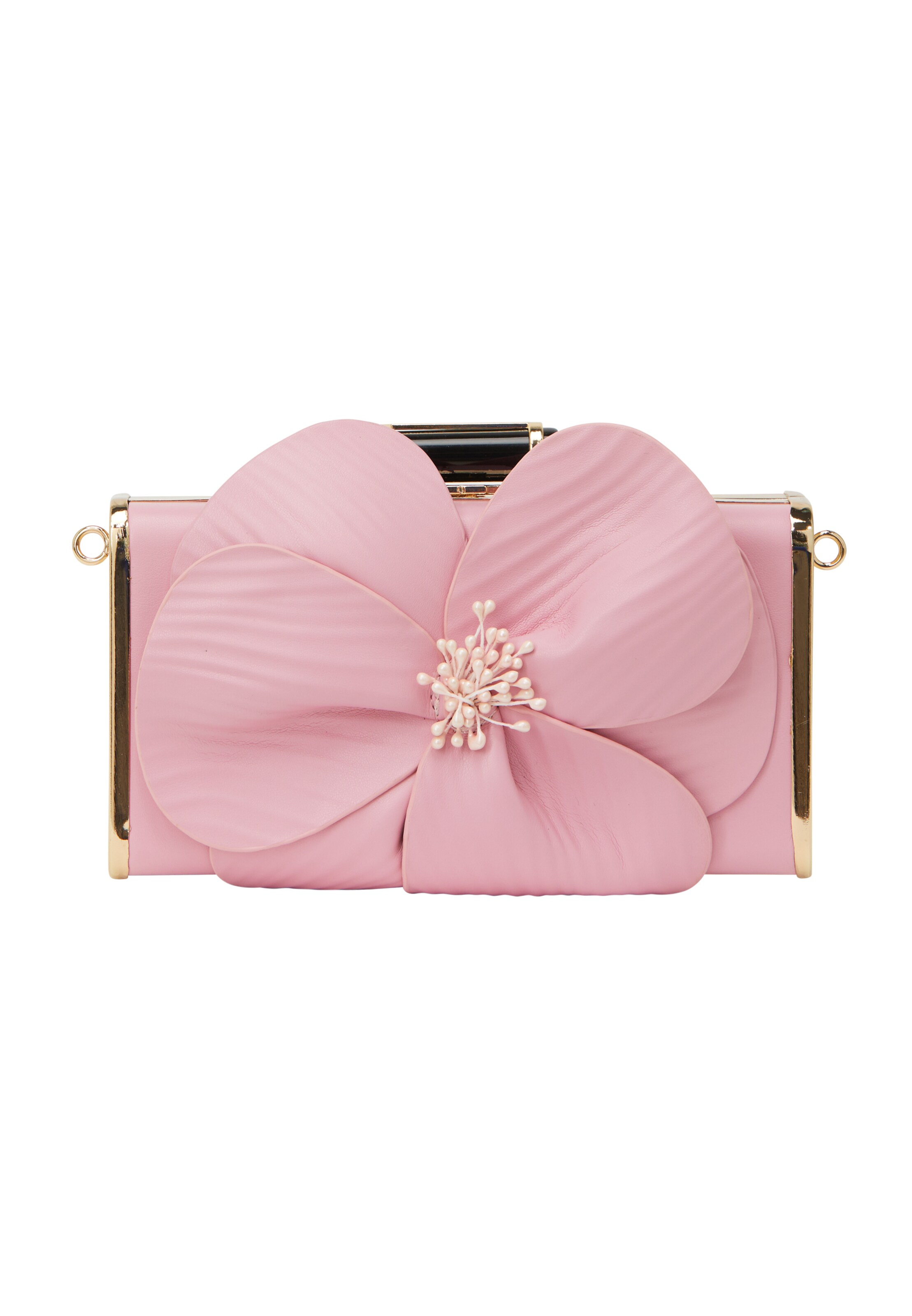 faina Bolso de noche en oro / rosa claro, Vista del producto