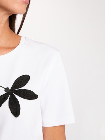 Tricou '261-DAHLIA' de la Morgan pe alb