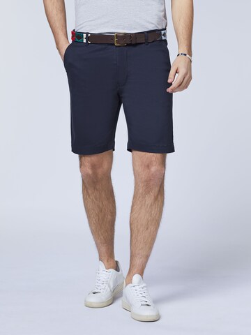 Polo Sylt Regular Chino Pants in Blue: front