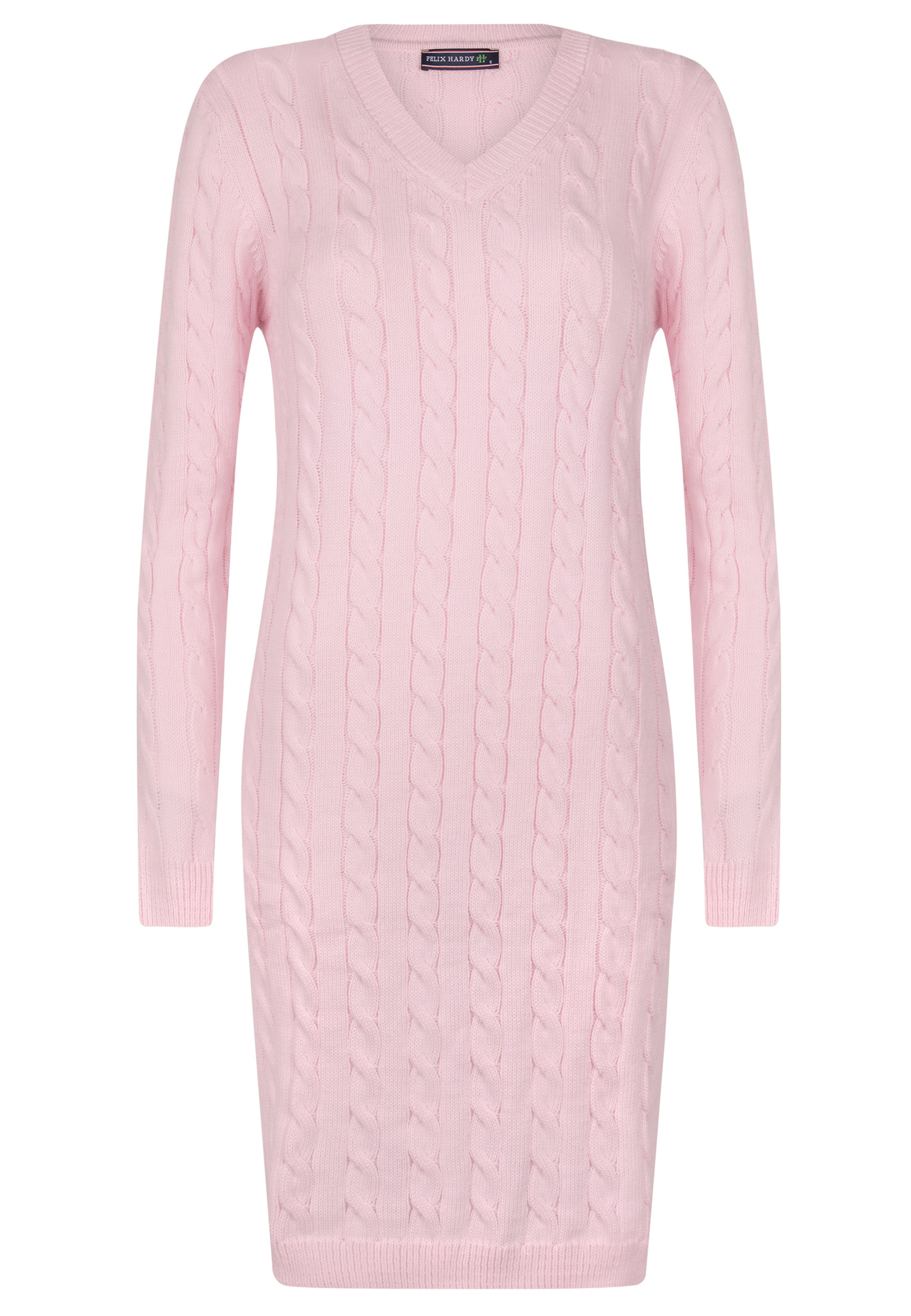 Robes en maille Felix Hardy en rose : devant