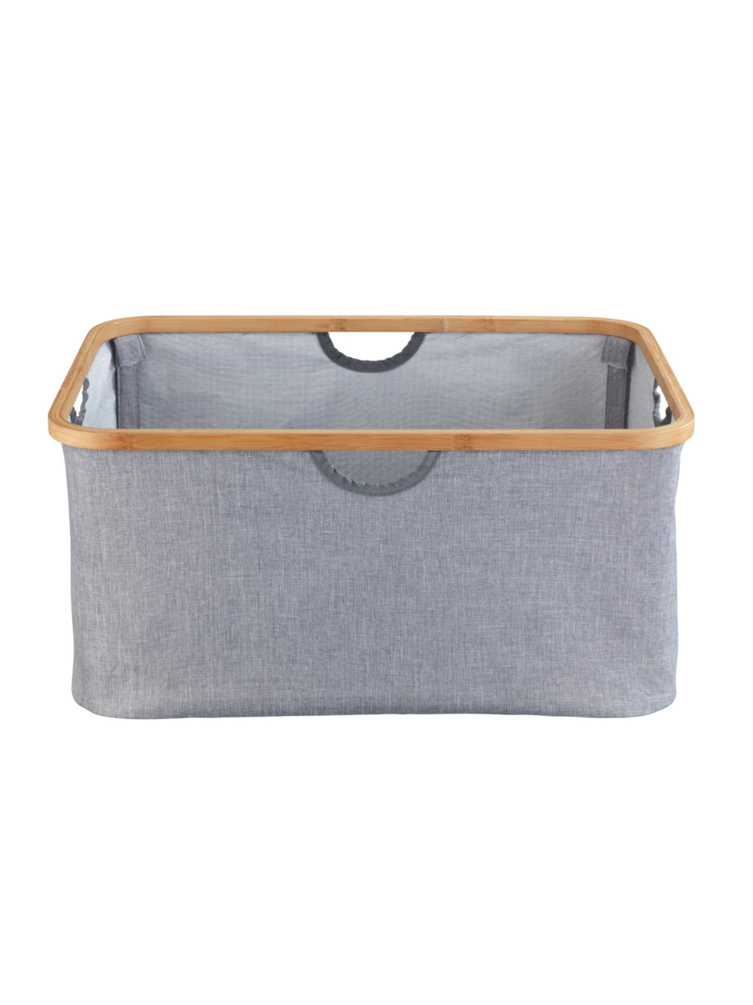 Wenko Laundry Basket 'Bahari' in Grey: front