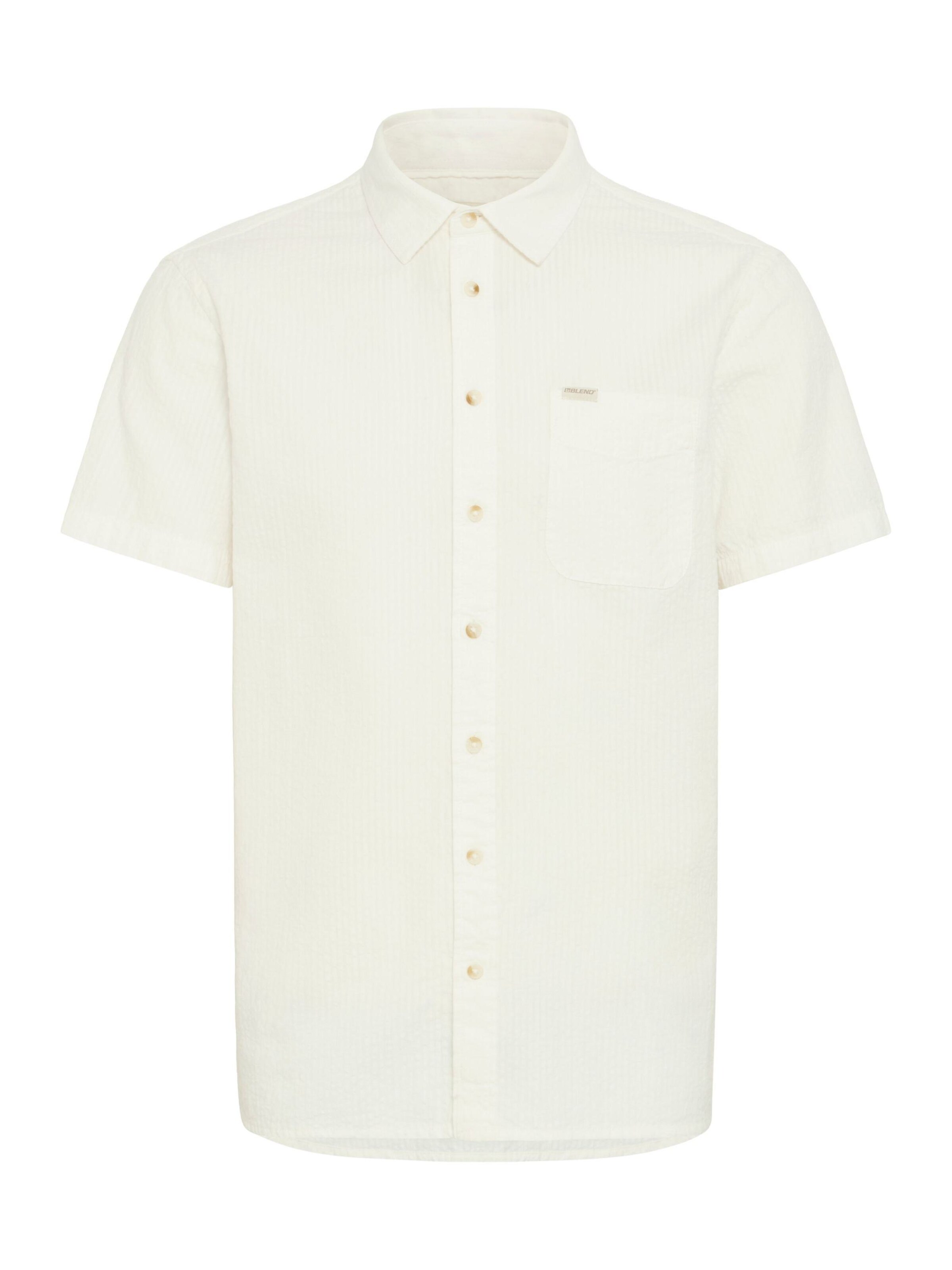 BLEND Hemd 'BHAlke' in Weiß: Vorderseite