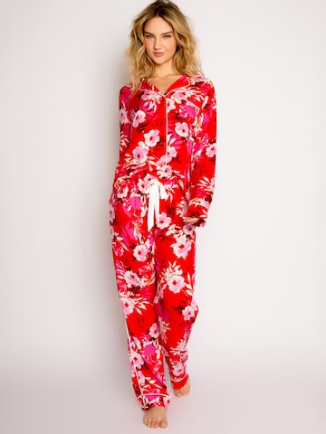 PJ Salvage - Pantalón de pijama 'Waterflower Bloom' en rojo