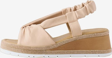 Sandalo di Next in beige: frontale