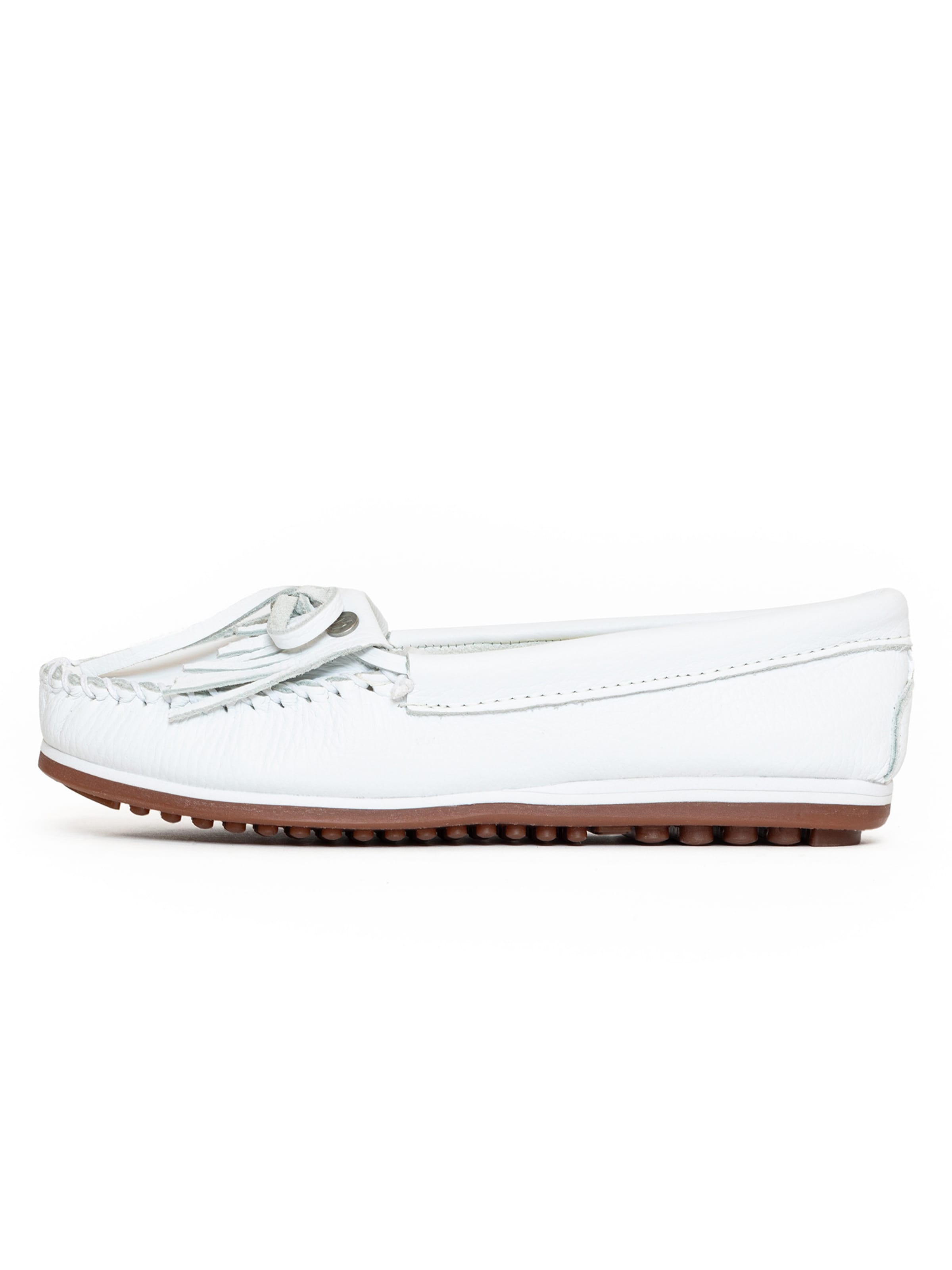 Minnetonka Mokasíny &#x27;Kilty&#x27; – bílá: přední strana