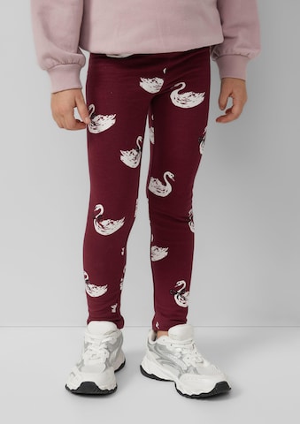 Skinny Leggings s.Oliver en rouge : devant