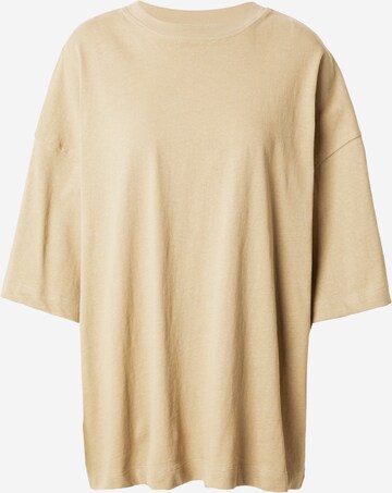 T-shirt TOPSHOP en beige : devant