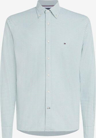 TOMMY HILFIGER Button Up Shirt in Green: front