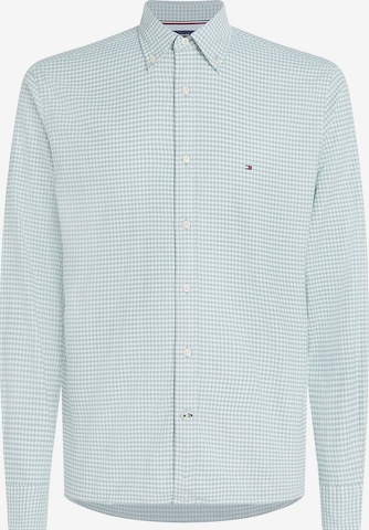 TOMMY HILFIGER Comfort fit Button Up Shirt in Green: front