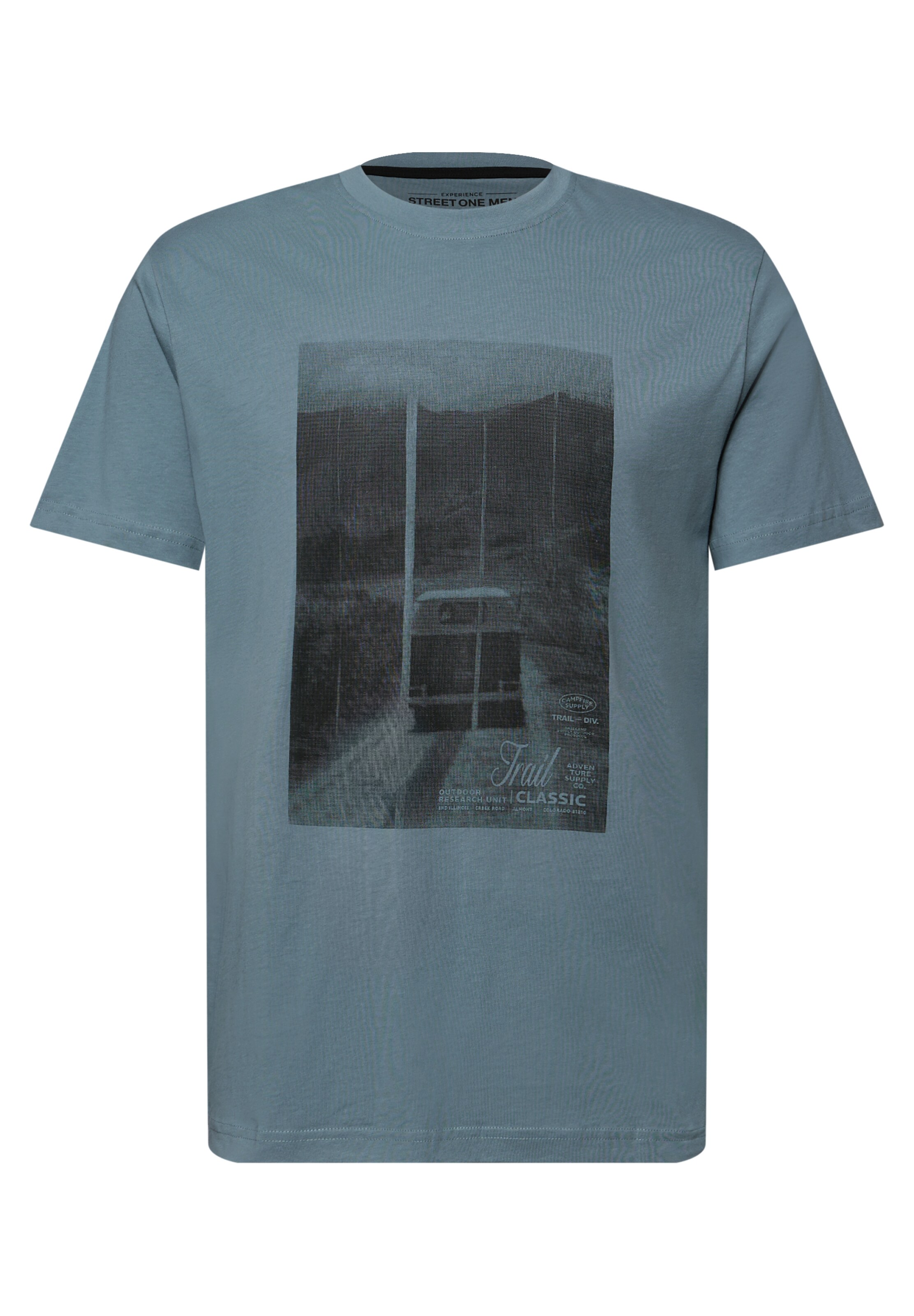 Street One MEN Shirt in Blue: front