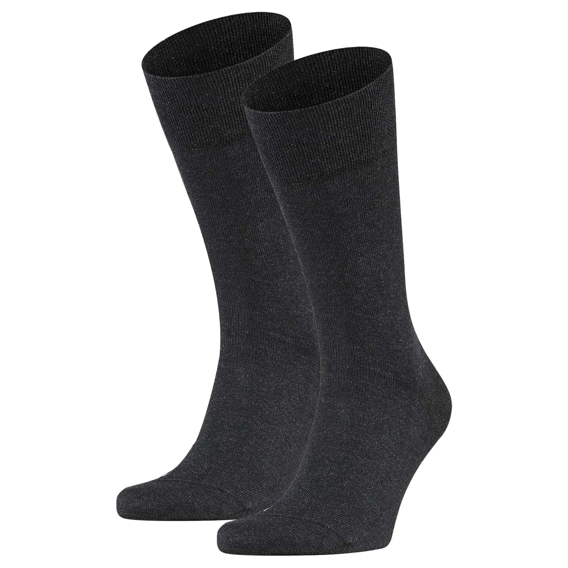 FALKE - Calcetines deportivos en negro: frente
