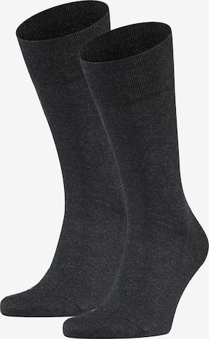 FALKE - Calcetines deportivos en negro: frente