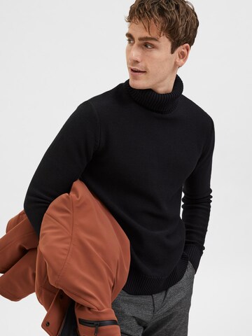 SELECTED HOMME Pullover 'Axel' i sort