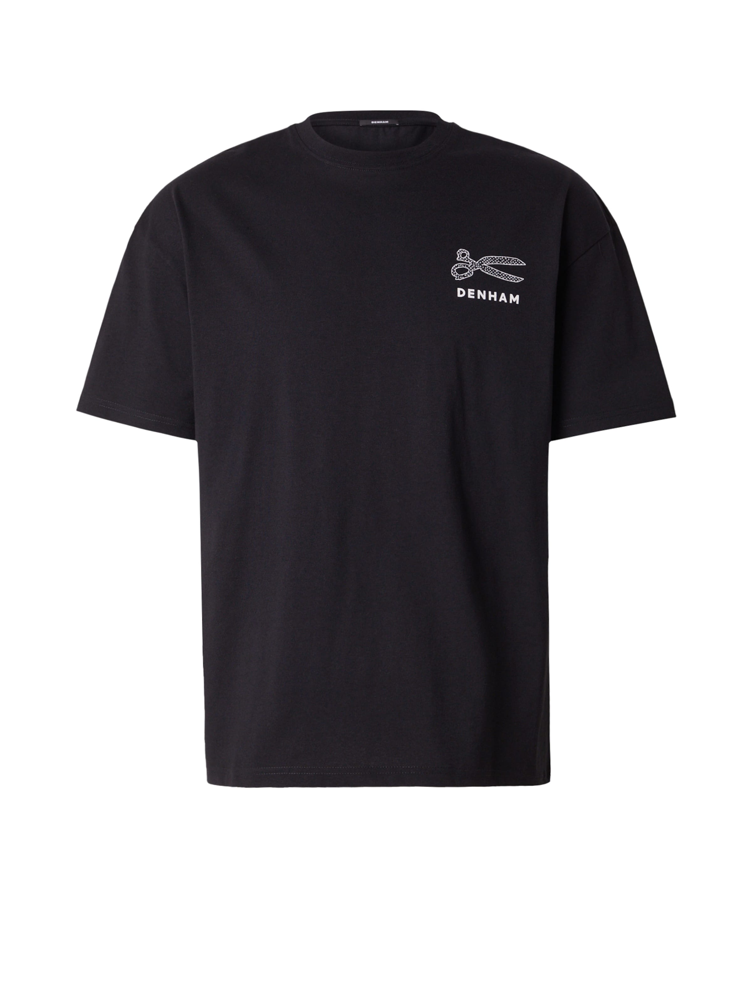 DENHAM Shirt 'WEAR BETTER ' in Zwart: voorkant