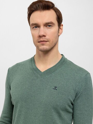 Daniel Hills Pullover i grøn