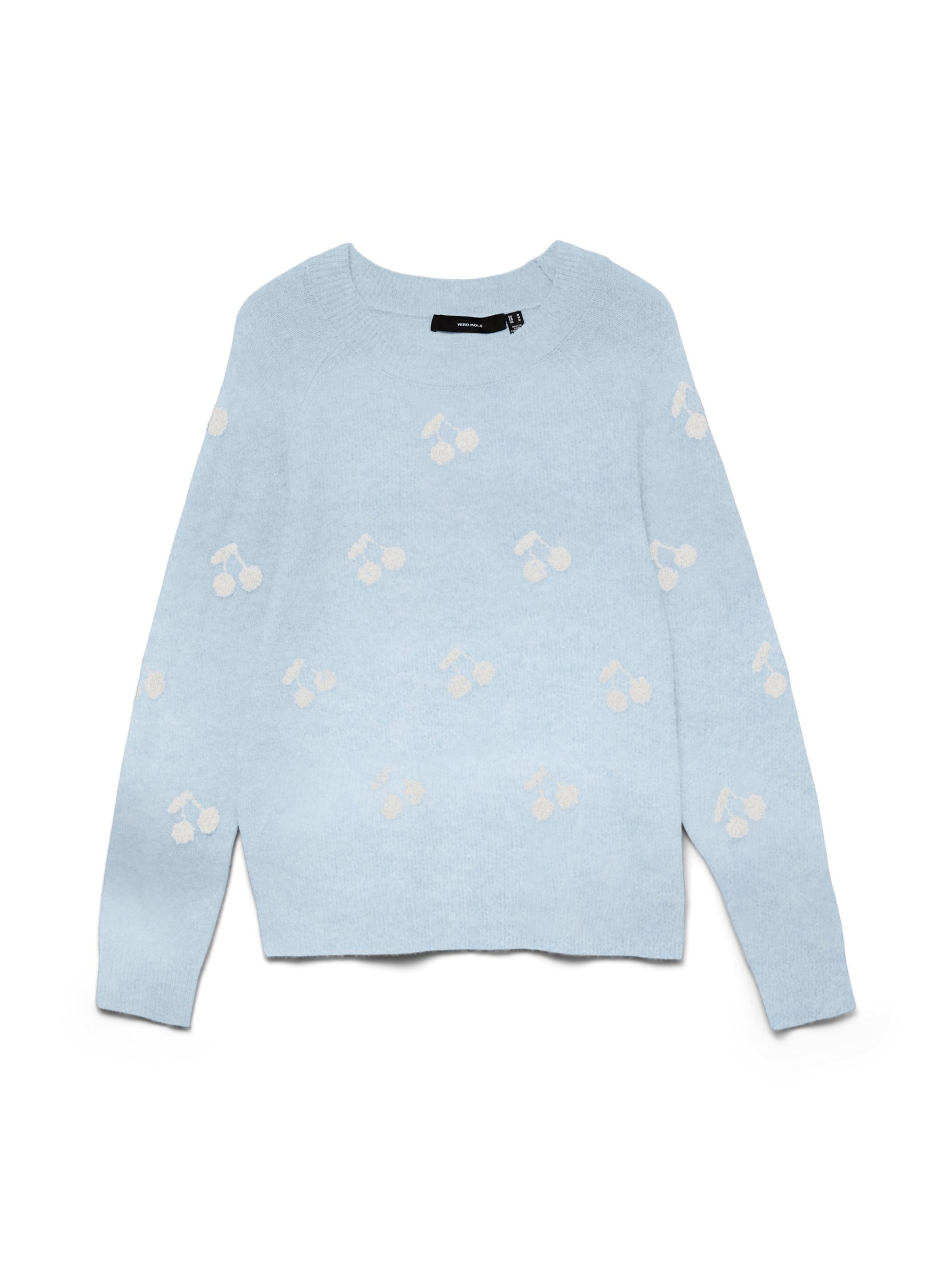 VERO MODA Trui 'VMDoffy' in Blauw: voorkant