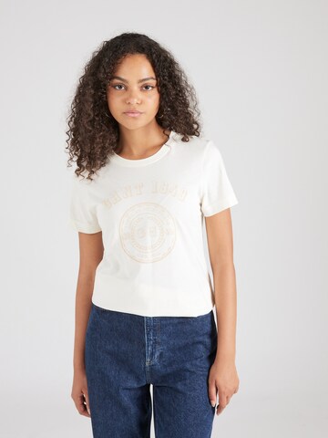 T-shirt GANT en beige : devant