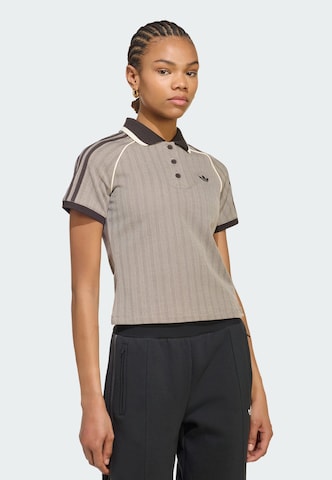 ADIDAS ORIGINALS - Camiseta en marrón: frente