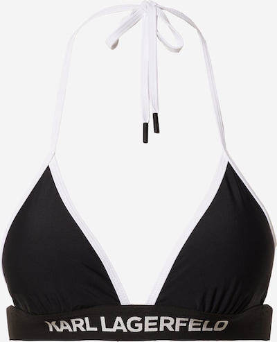 Bikinio viršutinė dalis iš Karl Lagerfeld, spalva – juoda / balta, Prekių apžvalga