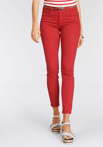 Tom Tailor Polo Team Pants in Red: front