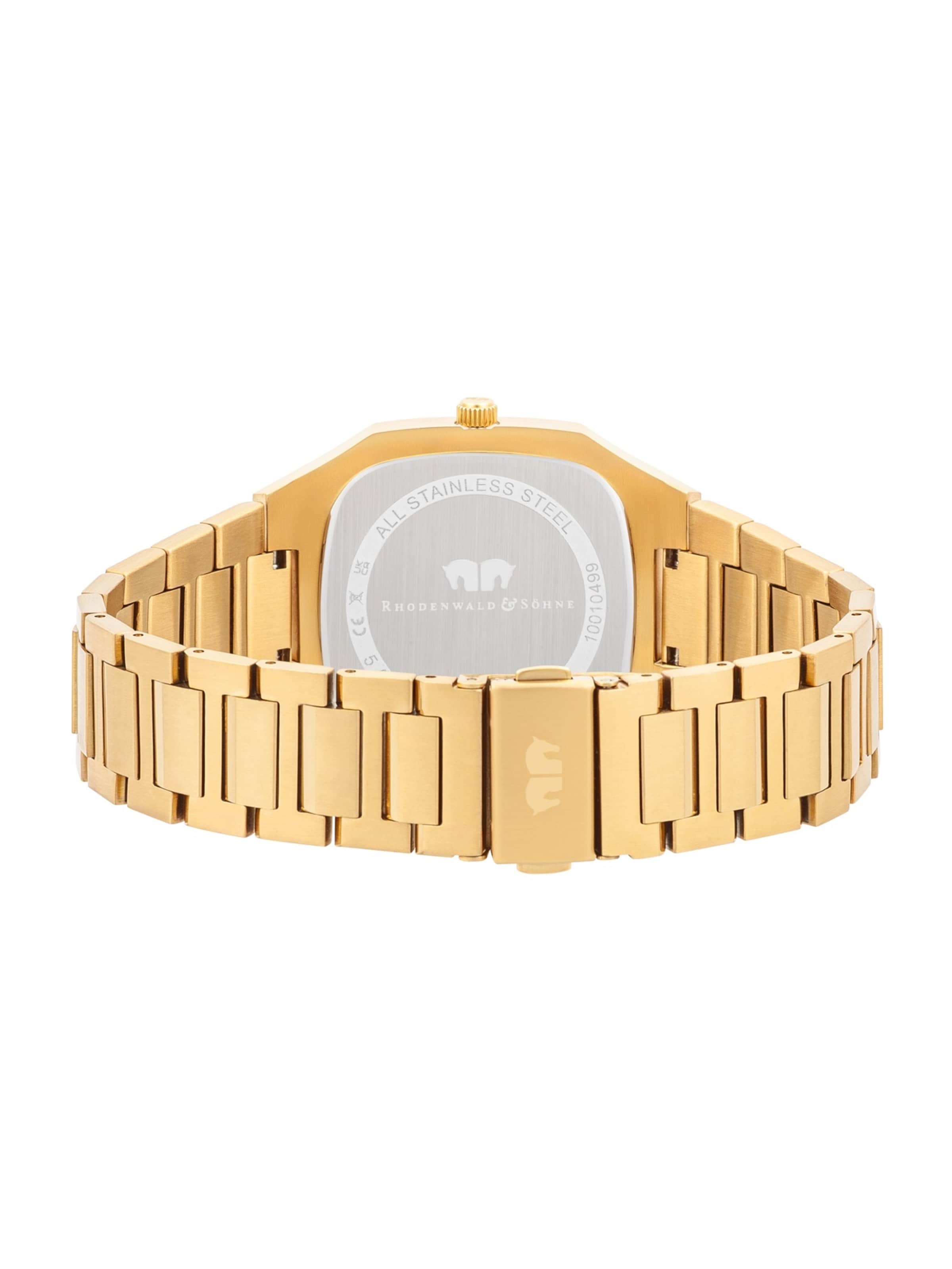 Rhodenwald & Söhne Analoguhr in Gold