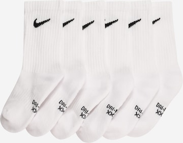 Calzino sportivo di Nike Sportswear in bianco: frontale