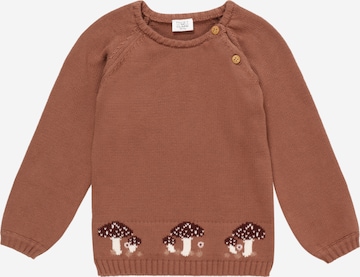Hust & Claire Sweater 'Pusle' in Brown: front