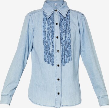 Camicia da donna di Liu Jo in blu: frontale