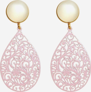 Gemshine Earrings in Pink: front