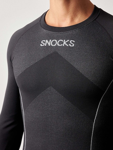SNOCKS Base Layer in Schwarz