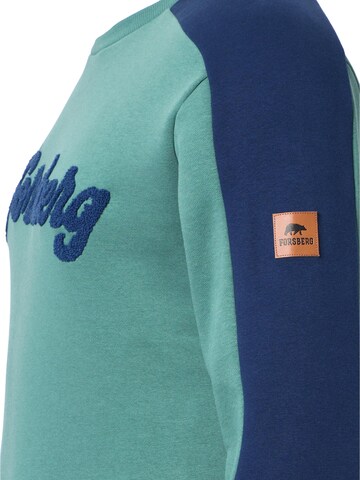 FORSBERG Sweatshirt 'mit Vintage Logo Sweatshirt' in Grün: Vorderseite