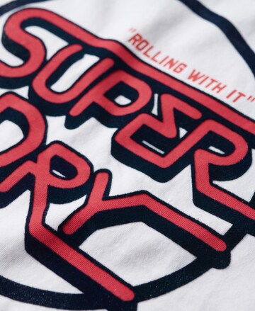 T-shirt 'Roller' Superdry en blanc