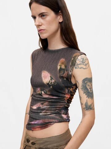 Desigual Tričko - Hnedá